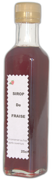 bouteille de sirop