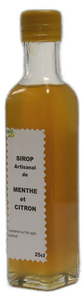 bouteille de sirop
